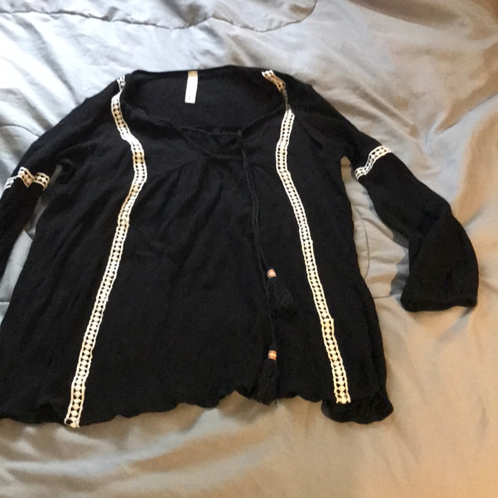 Black flowy summer dress